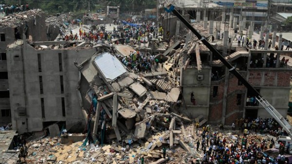 A garment factory in Rhana Plaza, Dhaka collapsed in May 2013. Over 1,000 workers were killed, and it has been called one of the worst industrial disasters in history. 